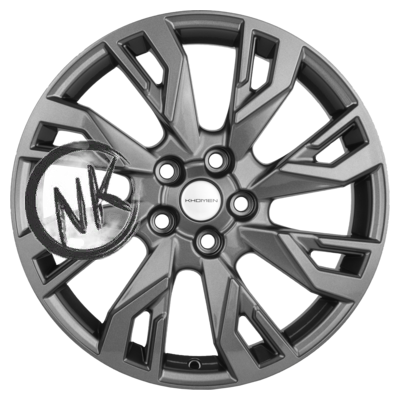 Khomen Wheels 7×18/5×114,3 ET35 D66,1 KHW1809 (Koleos) Gray