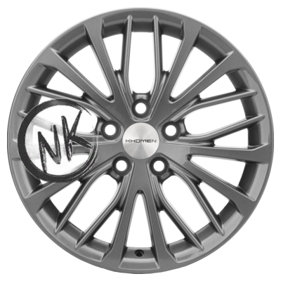 Khomen Wheels 7×17/5×114,3 ET45 D60,1 KHW1705 (Changan/Geely/Lexus/Toyota) Gray