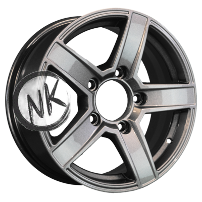 Khomen Wheels 6,5×16/5×139,7 ET40 D98,5 KHW1614 (Niva 4×4) Gray