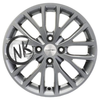 Khomen Wheels 6×15/4×100 ET40 D60,1 KHW1506 (Logan) Gray