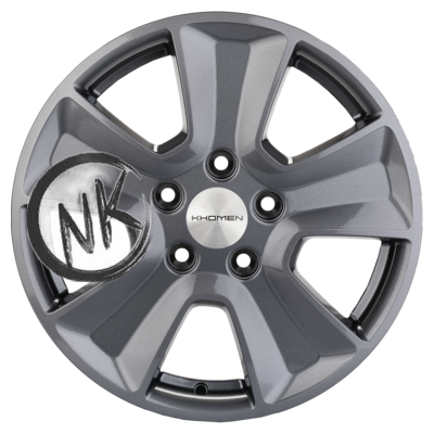 Khomen Wheels 6,5×16/5×114,3 ET50 D66,1 KHW1601 (Renault/Nissan) Gray