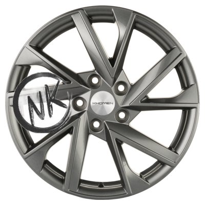 Khomen Wheels 7×17/5×112 ET40 D57,1 KHW1714 (Kodiaq/Tiguan) Gray