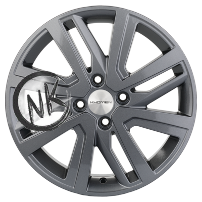 Khomen Wheels 6×16/4×100 ET46 D54,1 KHW1609 (Rio II/Solaris II) Gray