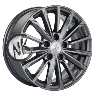 Khomen Wheels 6,5×16/5×112 ET46 D57,1 KHW1611 (Octavia A7) Gray