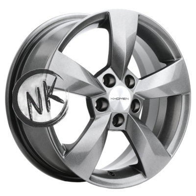 Khomen Wheels 6×15/5×100 ET43 D57,1 KHW1504 (Fabia) Gray