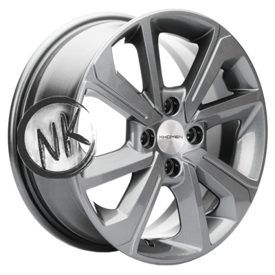 Khomen Wheels 6×15/4×98 ET36 D58,6 KHW1501 (Lada Granta) Gray