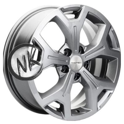 Khomen Wheels 6,5×17/5×108 ET33 D60,1 KHW1710 (Chery Tiggo 7pro) Gray