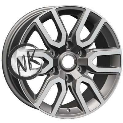Khomen Wheels 8×17/6×139,7 ET25 D106,1 KHW1723 (LC Prado/Lexus GX) Gray-FP