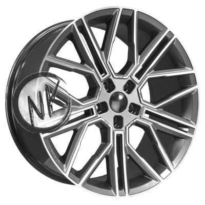 Khomen Wheels 9,5×21/5×120 ET45,5 D62,5 KHW2101 (Li 7/9) Gray-FP