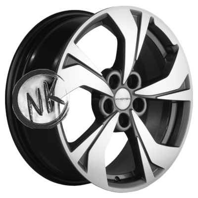 Khomen Wheels 7×17/5×114,3 ET45 D60,1 KHW1724 (Changan CS75 (Plus)) Gray-FP