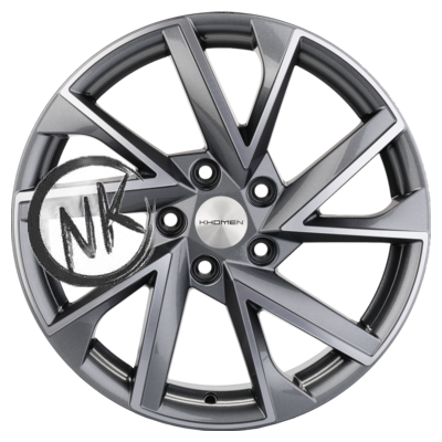 Khomen Wheels 7×17/5×114,3 ET45 D67,1 KHW1714 (CX-5/i40/X-Trail) Gray-FP