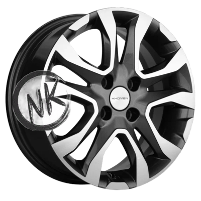 Khomen Wheels 6×15/4×98 ET36 D58,5 KHW1503 (Lada Granta) Gray-FP