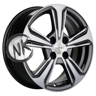 Khomen Wheels 6×15/4×100 ET45 D56,6 KHW1502 (Nexia) Gray-FP
