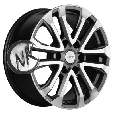 Khomen Wheels 7,5×18/6×139,7 ET25 D106,1 KHW1805 (LC Prado) Gray-FP