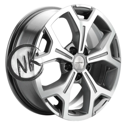 Khomen Wheels 6,5×17/5×112 ET50 D66,6 KHW1710(2) (Mercedes Vito) Gray-FP
