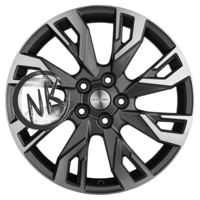 Khomen Wheels 7×18/5×110 ET35 D67,1 KHW1809 (Dongfeng 580/DFSK 500) Gray-FP