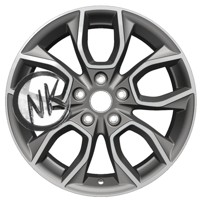 Khomen Wheels 7×17/5×114,3 ET45 D67,1 KHW1713 (CX-5/i40/X-Trail) Gray-FP