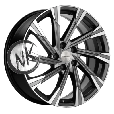 Khomen Wheels 7,5×19/5×108 ET46 D63,4 KHW1901 (Tugella) Gray-FP