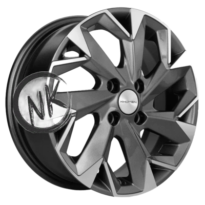 Khomen Wheels 6×15/4×100 ET50 D60,1 KHW1508 (Vesta) Gray-FP