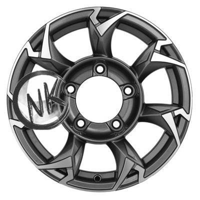 Khomen Wheels 5,5×15/5×139,7 ET5 D108,1 KHW1505 (Jimny) Gray-FP