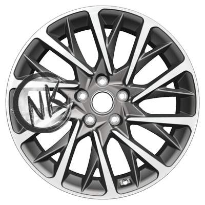 Khomen Wheels 7,5×18/5×114,3 ET45 D60,1 KHW1804 (Camry) Gray-FP