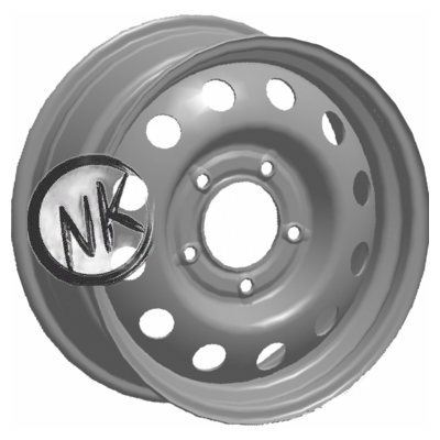 ТЗСК 5,5×16/5×139,7 ET52 D98,6 Lada 4×4 Серый (узкая)
