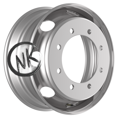 Accuride 6,75×19,5/8×275 ET136 D221 M20 Silver (RZB35654OE) (10,5 мм) 2 500 кг