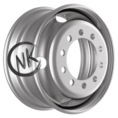 Accuride 6,75×17,5/10×225 ET129,5 D176 M20 Silver (RZB14018OE) (10,5 мм) 3 150 кг