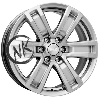 K&K 7×16/6×127 ET38 D77,9 R-7 Рольф (КС456) Сильвер