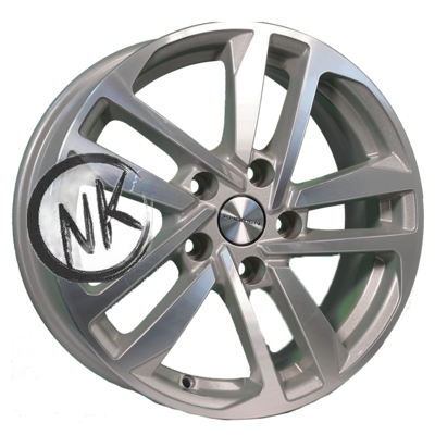 Khomen Wheels 6,5×16/5×114,3 ET45 D67,1 KHW1612 (Huyndai/Mazda) F-Silver-FP