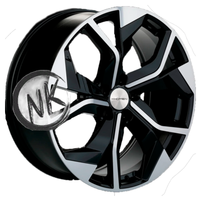 Khomen Wheels 8,5×20/5×114,3 ET35 D60,1 KHW2006 (RX) Black-FP