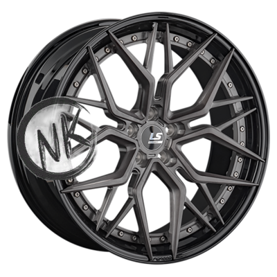 LS Forged 10,5×21/5×112 ET43 D66,6 LS FG35 ALBRSD-GM/BK (конус)