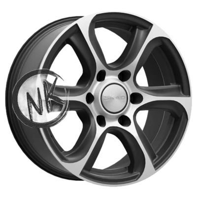 СКАД 7,5×17/6×139,7 ET30 D106,2 Скала (КЛ104) Алмаз бархат новый