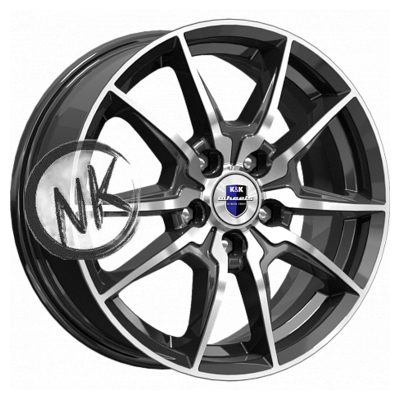 K&K 6,5×16/5×112 ET38 D66,6 Адамар (КС886) Алмаз черный