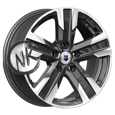 K&K 7×16/5×114,3 ET45 D67,1 Висмут (КС1009) Алмаз черный