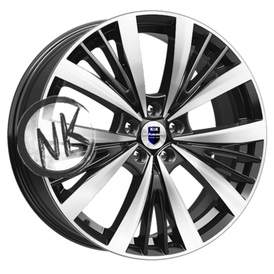K&K 7,5×19/5×110 ET40 D67,1 Марвел (КС881) Алмаз черный SK