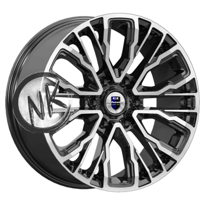 K&K 8,5×19/6×139,7 ET24 D77,9 Кортес (КС1102) Алмаз черный