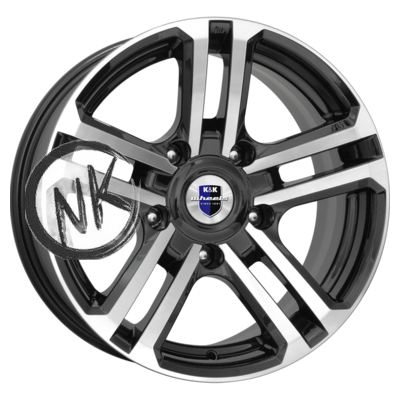 K&K 7×16/5×139,7 ET5 D98 Палладика (КС591М) Алмаз черный