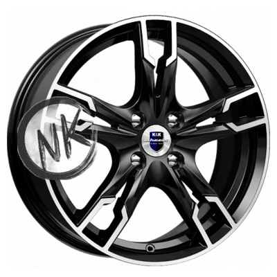 K&K 7×17/4×100 ET41 D60,1 Солар (КС875) Алмаз черный SK