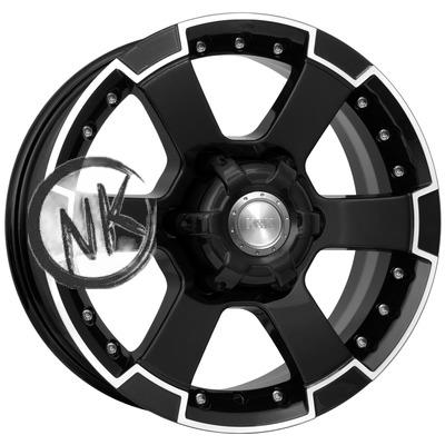 K&K 7×16/6×139,7 ET20 D110,1 M56 (КС593) Алмаз черный