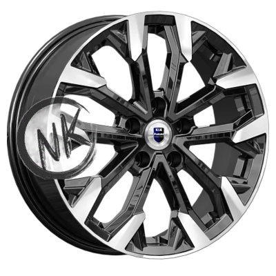 K&K 6,5×17/5×114,3 ET37 D66,6 Морейн (КС1046) Алмаз черный