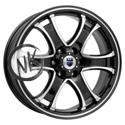 K&K 7,5×18/6×114,3 ET38 D67,1 Балеар (КС727) Алмаз черный