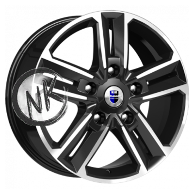 K&K 8×18/5×120 ET45 D72,6 Backfire (КС763) Алмаз черный