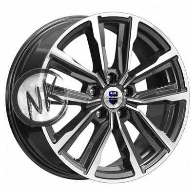 K&K 7,5×17/5×110 ET38 D67,1 Лацио (КС964) Алмаз черный