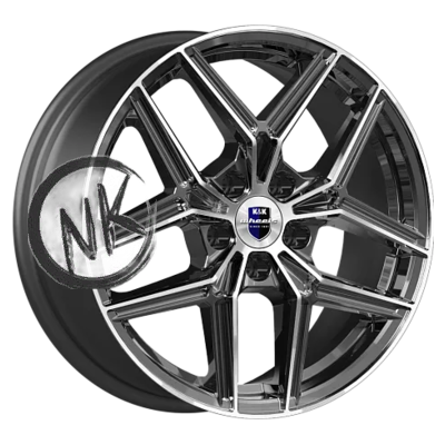 K&K 7×17/5×114,3 ET48,5 D67,1 Юнион (КС1025) Алмаз черный
