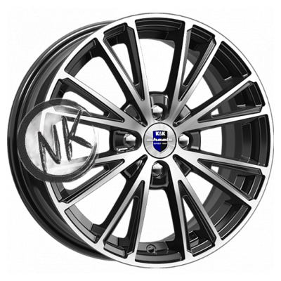 K&K 6×16/4×108 ET47,5 D63,35 Меандр (КС879) Алмаз черный SK