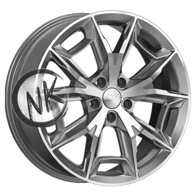 СКАД 7,5×19/5×108 ET45 D67,1 Паркер (КЛ382) Алмаз графит