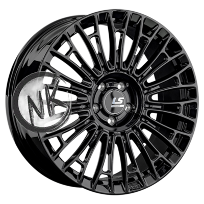 LS Forged 9×21/5×120 ET45,5 D62,6 LS FG25 BK (конус, Колпак+лого)