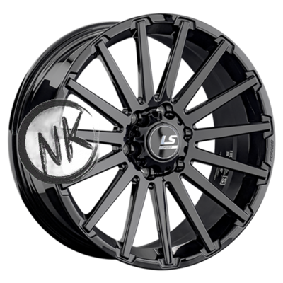 LS Forged 9×22/6×139,7 ET45 D95,10 LS FG32 BK (конус, Колпак+лого)