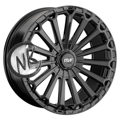 LS FlowForming 9×18/6×139,7 ET15 D106,1 RC80 BK (конус, Колпак+лого)